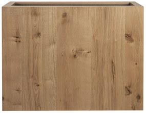 Ghiveci din lemn cu auto-irrigare TAMMI, dreptunghiular-înalt, mai multe variante - Hobby Flower Dimensiuni: 104 x 30 x 80, Culoare: lemn rustic
