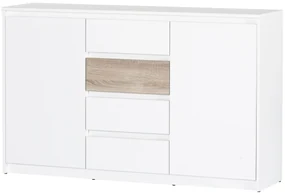 Comodă Wanta 06 (alb + stejar sonoma). 1068248