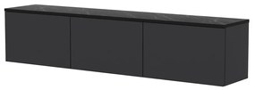 Tabelul TV Neon iluminat Antracit