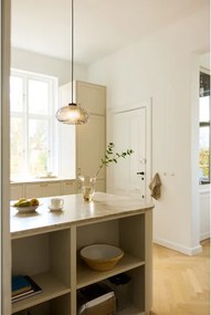 Osram - Pendul pe cablu DECOR SMOKE, 1xE27/12W/230V, Ø 28 cm, negru/gri fumuriu