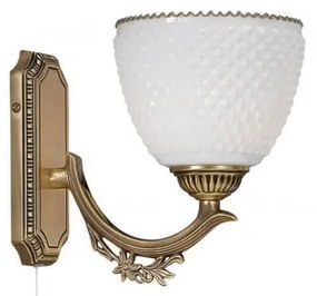 Aplica de perete clasica design italian din alama si sticla 8651 RA-A. 8651/1