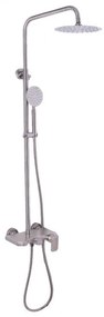 Coloană Duș din Inox Satinat Model N/LY001 – Design Modern și Durabil pentru Baia Ta
