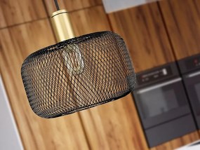 Lustra/pendul design decorativ modern Osiris auriu/negru
