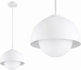 BRILAGI - Lampă suspendată cu cablu COSMO 1xE27/60W/230V Ø 18 cm albă