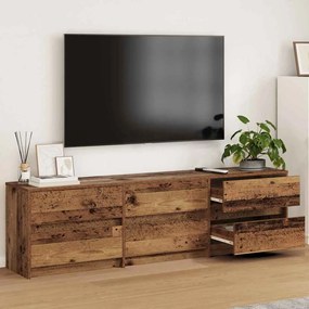 vidaXL Cabinet TV cu sertar Maro 180 x 34 x 50 cm Lemn compozit