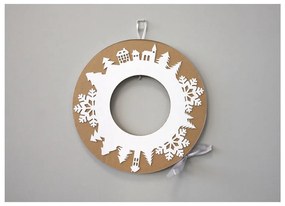 Coroniță advent cu panglică gri Unlinited Design for kids