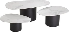 Set de 3 masute de cafea design modern LUX Zane 115560 HZ