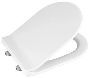 WENKO Capac WC HABOS, 46 x 36 cm, alb/argintiu - 22415100