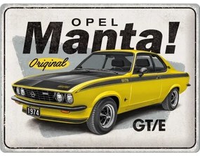 Placă metalică Opel - Manta GT/E
