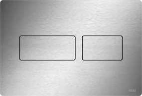 Clapeta de actionare dual-flush, otel inoxidabil periat, TECEsolid Otel inoxidabil periat