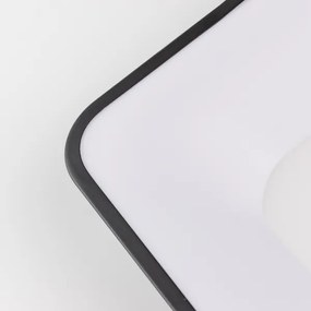 Brilagi - Plafonieră LED dimabilă FALCON II, 80 W, 230 V, 40 x 40 cm, neagră + telecomandă