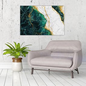 Tablou - Marmură turcoaz (90x60 cm)
