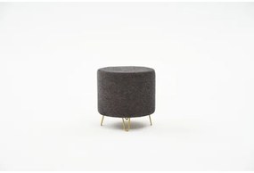 Taburet NANI, diametru 40 cm, antracit