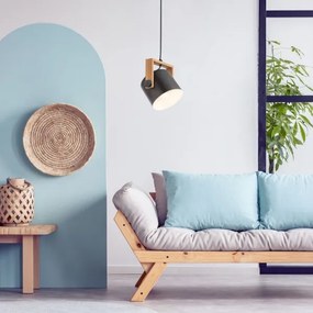 Lustră pe cablu POOH 1xE27/42W/230V fag Redo 01-2402