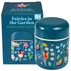 Termos albastru pentru mâncare, pentru copii 280 ml Fairies in the Garden – Rex London