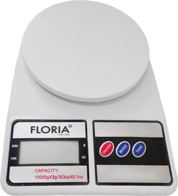 Cantar de bucatarie digital Floria ZLN9075, Capacitate 2g-10.000g, Display LCD, Maxim 10kg