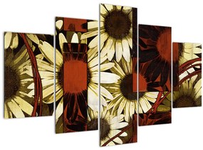 Tablou cu flori (150x105 cm)