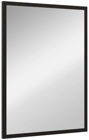 HOMCOM Oglindă Dreptunghiulară pentru Baie 50x70 cm Oglindă de Perete Decorativă pentru Living Intrare Hol Orizontală sau Verticală Negru | Aosom Romania