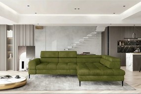 Coltar extensibil VOSS L, personalizabil, cu lada depozitare, 285x218x