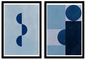 Tablouri 2 buc. 36x51 cm Shapes – Wallity