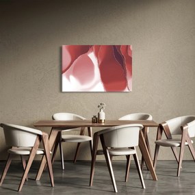 Tablou - Floare abstractă roșie N⁰3 (90x60 cm)