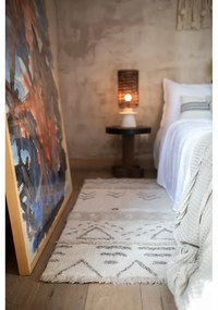 Covor crem lavabil/țesut manual din lână 80x140 cm Lakota Day – Lorena Canals