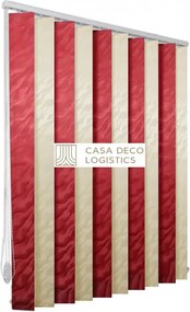 Jaluzele verticale BEATA 9602/9611 crem/visiniu