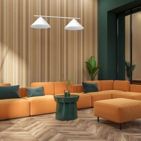 Lustră suspendată pe cablu CAPITAL, 2xGX53/15W/230V, albă