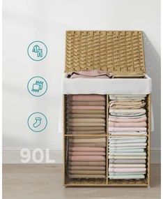 Coș pentru rufe FLYN din ratan