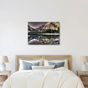 Tablou cu lac montan (70x50 cm)