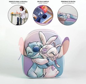 Disney Lilo și Stitch Hug Rucsac 3D, geantă 31 cm