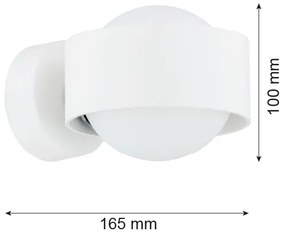 Aplică MASSIMO PLUS 1xG9/6W/230V albă Argon 8057