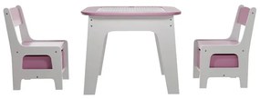 Juskys Set de lemn pentru copii Milou - roz