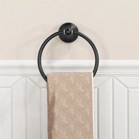 Cuier de baie 332867A Negru, Rea