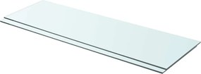 vidaXL Rafturi, 2 buc., 90 x 30 cm, panouri sticlă transparentă