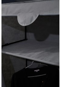 Șifonier gri din material textil 90x160 cm Dara – Premier Housewares