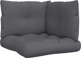 vidaXL Perne de paleți, 3 buc., antracit, material textil