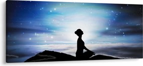 Tablou - Femaia meditând (120x50 cm)