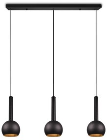 Lustră neagră Ciliana – CINQUE