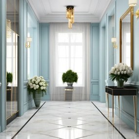 Lustră aplicată PAX 3xG9/9W/230V auriu