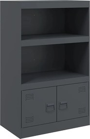 vidaXL Servantă, antracit, 67x39x107 cm, oțel