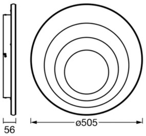 Plafonieră LED Ledvance ORBIS SPIRAL LED/42W/230V