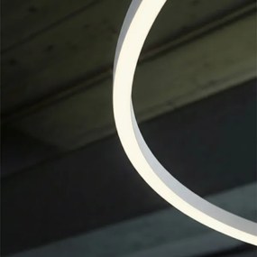 Ideal Lux - Lustră LED suspendată pe cablu ORACLE SLIM LED/37W/230V 4000K Ø 70 cm alb
