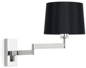 Aplica cu brat articulat design elegant ARTIS crom/negru