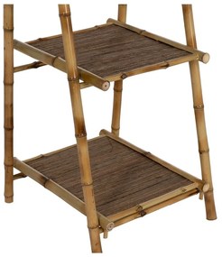 Etajeră în culoare naturală din bambus 48x152x50 cm Manali – Ixia