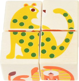 Cuburi din lemn Wild Wonders – Rex London