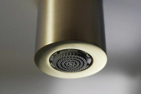 🚿 Set de duș SILIA HEXA, montare încastrată, cu dispersor de duș fix, finisaj auriu periat – Cod NHS_R9XK