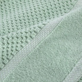 Set de 2 prosoape de baie din frotir MODENA verde 70 x 140 cm