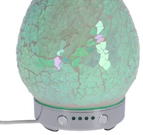 Lampa de masa cu difuzor aromaterapie Mozaic Bianco h 16 cm