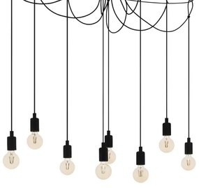 Eglo 43322 - Lustră pe cablu HOGSMILL 8xE27/40W/230V